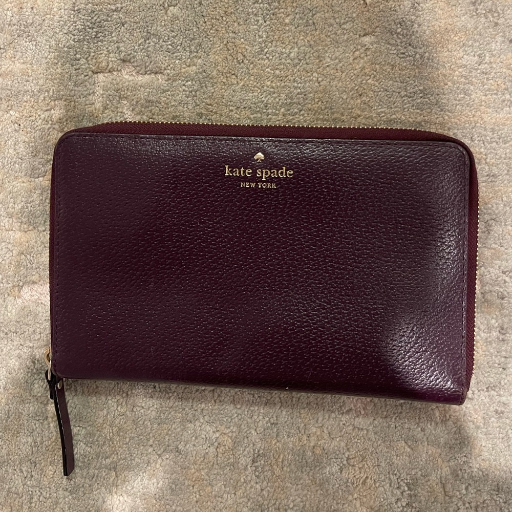 Purple Kate Spade Wallet